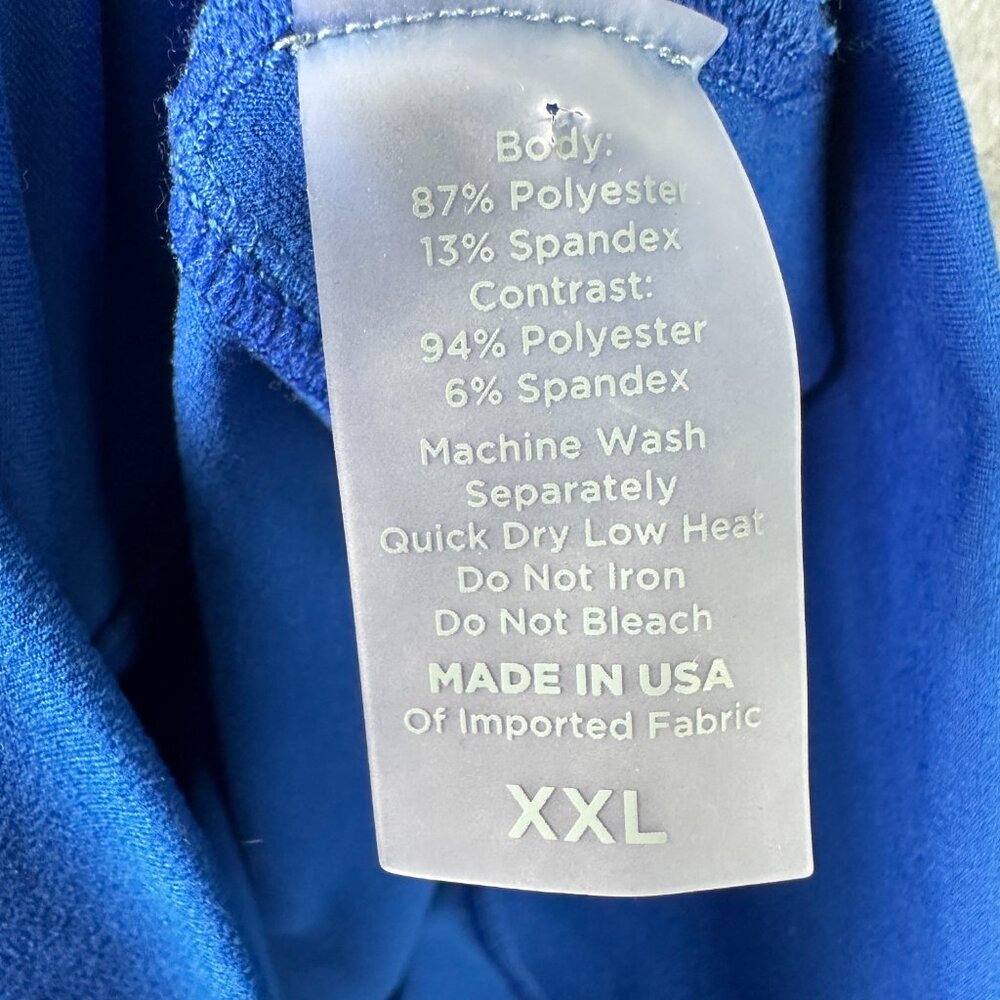 Bombshell Sportswear Cobalt Blue Ankle Socks Leggings Size XXL Made in USA‎ - Picture 12 of 14
